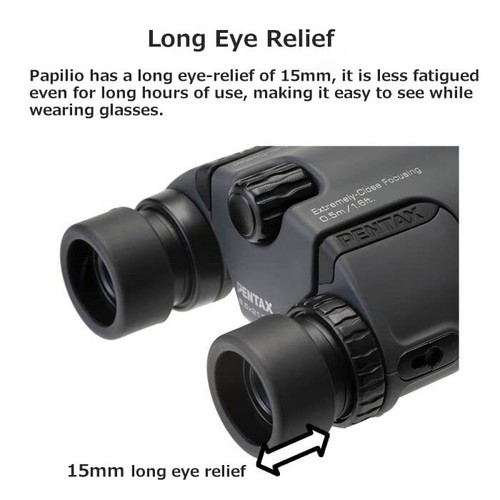 PENTAX Binoculars PAPILIOII 8.5 x 21 High-grade prism Bak4 8.5x 62002 NEW - Picture 5 of 5