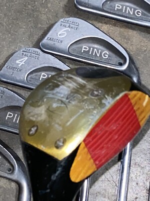 PING EYE2＋ 1I 1番アイアン KARSTEN USA刻印 単品 稀少 Vintage I2 Ping Karsten I Black Dot (7) Irons (1) Eye 2 1 Wood (8