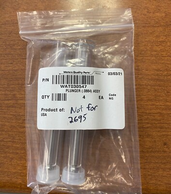 Waters HPLC Plunger Assembly 0.0884 Diameter 2/pk WAT030547