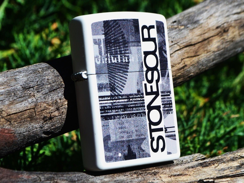 Stone Sour White Zippo Lighter - Corey Taylor - Slipknot