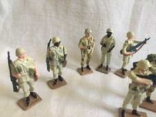 Figurine En Plomb Peint Altaya - Béret Vert (USA), Soldat Contemporain, Bon état D'occasion