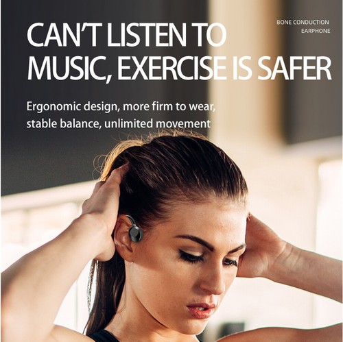 Headphones Bluetooth Wireless Headset Neckband Sports Earbuds with Microphone - Picture 9 of 15