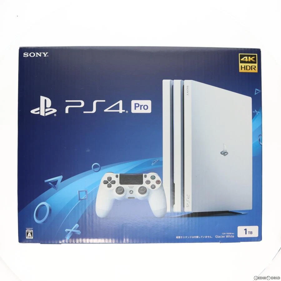 SONY PlayStation 4 Pro Glacier White Console 1TB CUH-7000BB02 Used From Japan