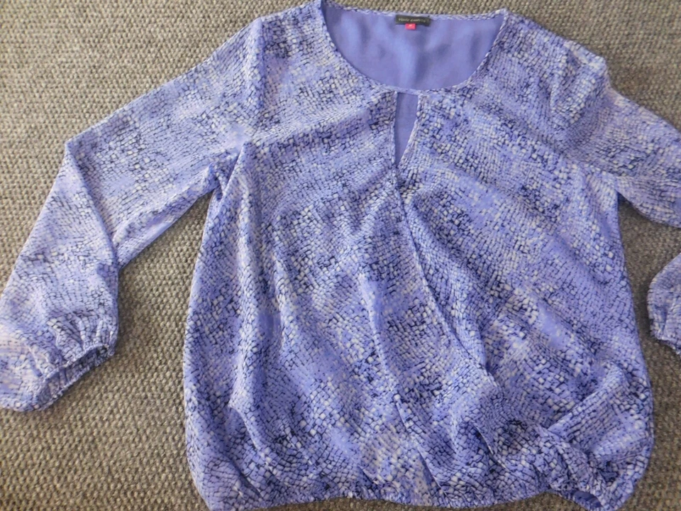 Blusa feminina Vince Camuto designer pulôver roxo médio - Imagem 4 de 4