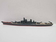 Mini navi da combattimento Tri-ang vintage M743 USS Missouri 1976 1:1200 senza scatola