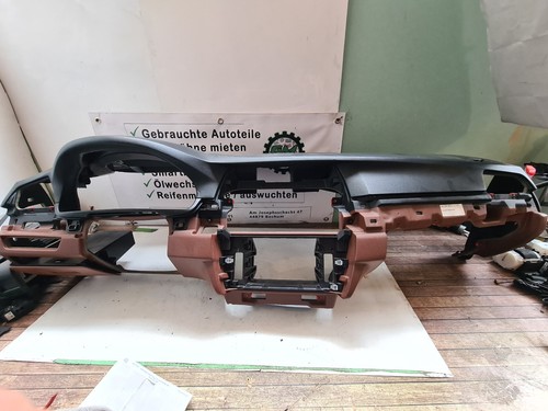 BMW F10 F11 5er ARMATURENBRETT PANEL LHD HUD OEM 9166657 SCHWARZ/BRAUN