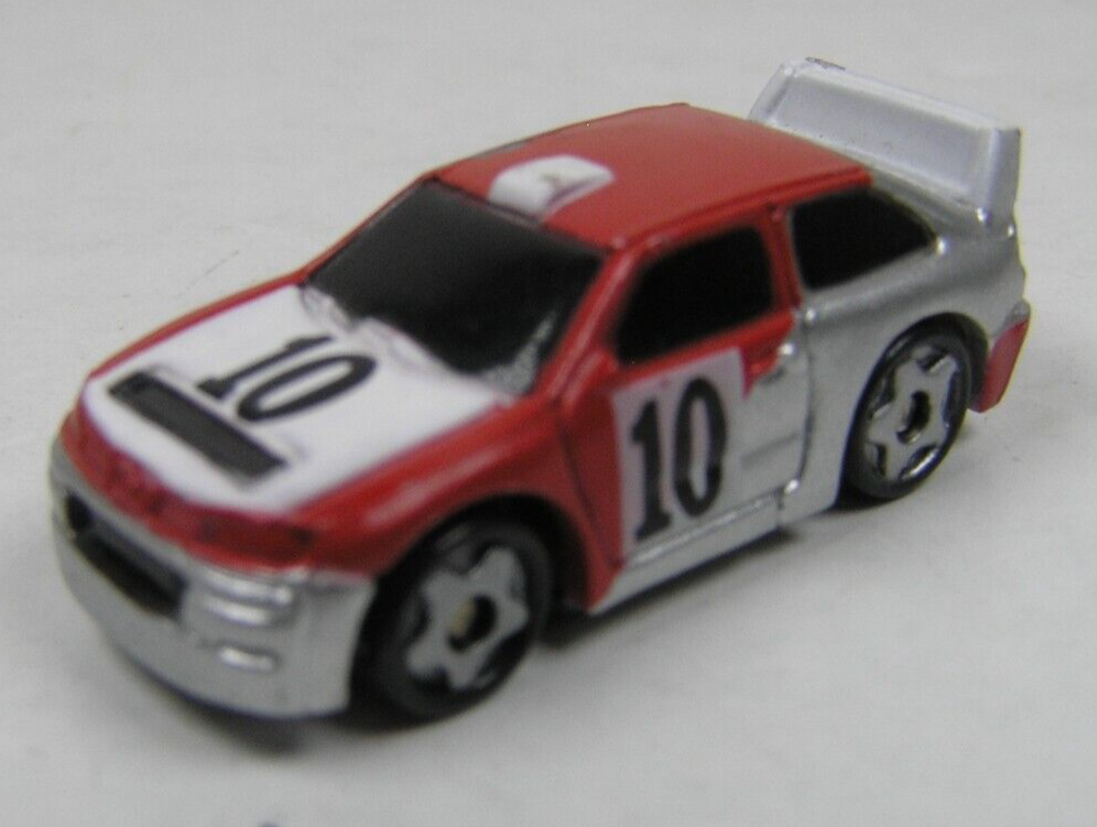 Speedeez #10 Race Car 1.5 Inch Micro Scale Plastic Toy 2002 Playmates Vintage Collectible