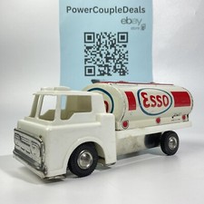 Vintage Tin Friction Esso Fuel Oil Tanker Ichimura Japan Gas Advertisement