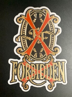 4'' Arturo Fuente Forbidden X Opus Sticker Decal
