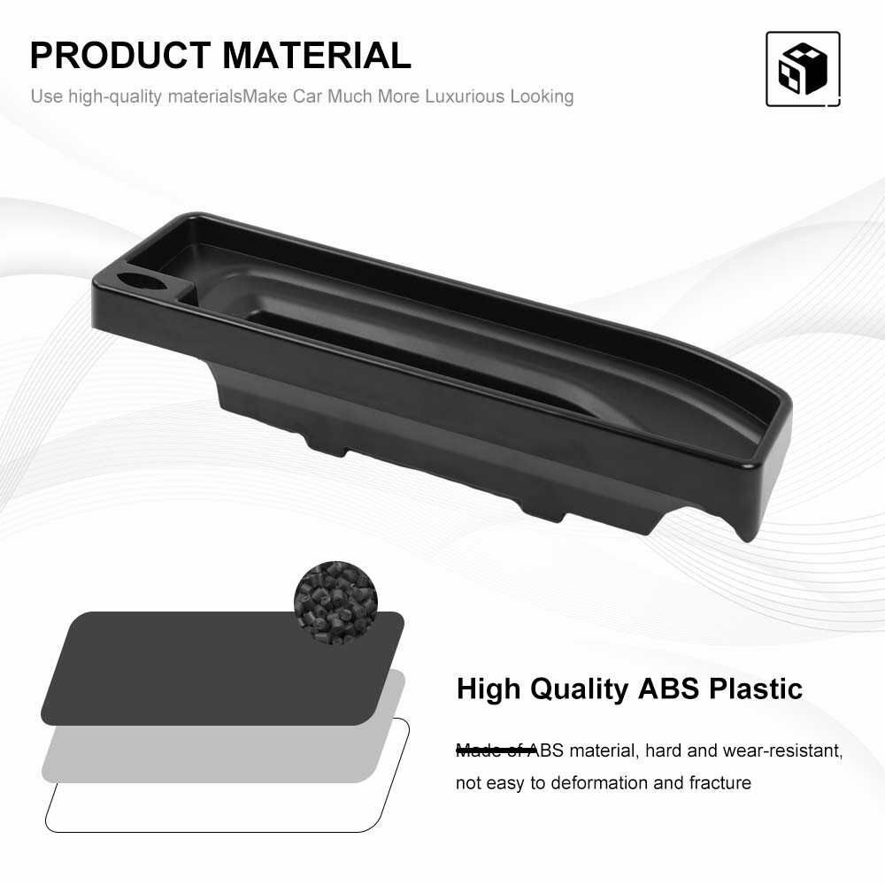 Center Dash Storage Box Tray w/Phone Holder Bracket For Chevy Silverado 2022 23+