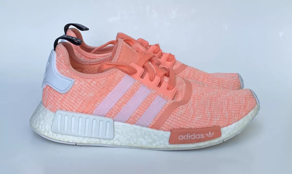 Adidas nmd coral pink discount