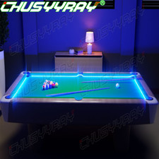 2023 New Decorative billiard table 5m blue remote control light strip