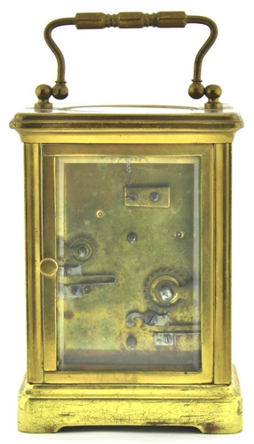 kleiner, französische Reisewecker Messing vergoldet, ca. 1870-1900 - 第 5/9 張圖片