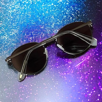 BCBG Max Azria Round Sunglasses Bcbgmaxazria New Embrace Wine Combo Red Round Sunglasses  main image 2