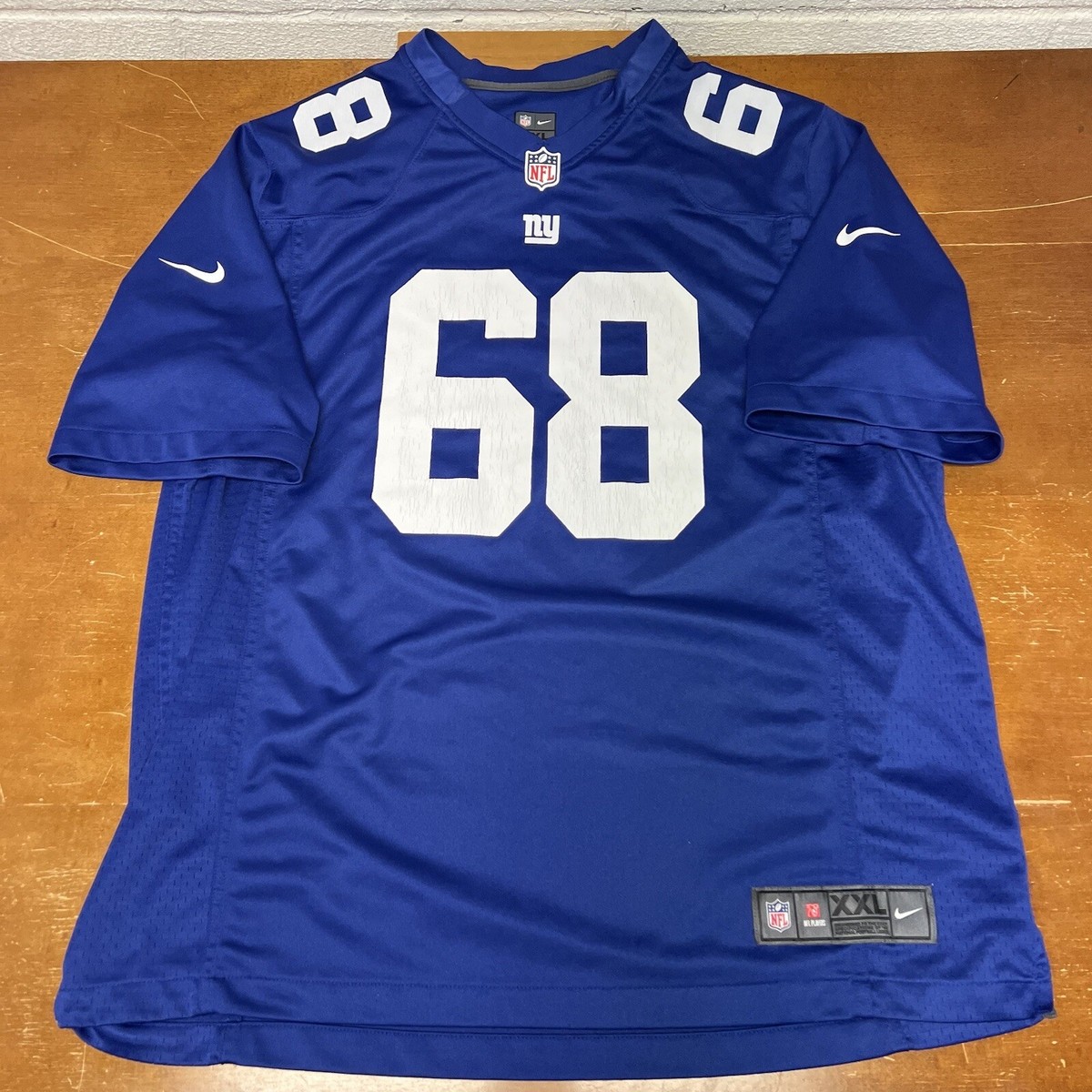 New York Giants Jersey Mens 2XL Blue Football NFL Nike