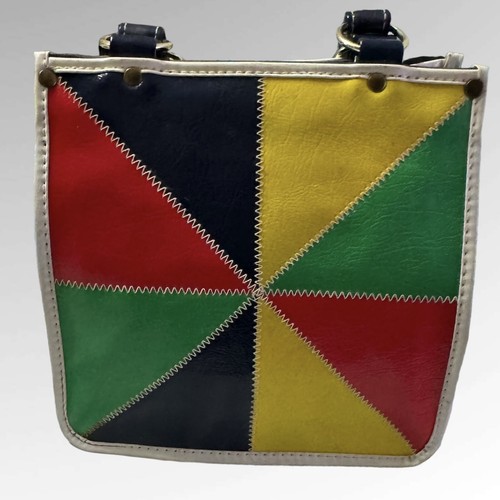 Vintage Japanese Tote Purse 60s Mod Style - Picture 8 of 8