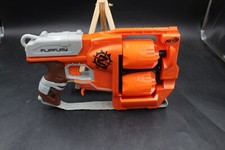 NERF Gun ZOMBIE STRIKE FLIPFURY Holds 12 Shots No Darts