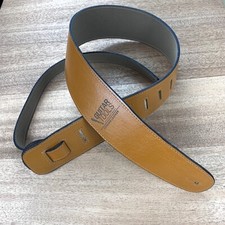 Leather Guitar Strap Ocher - LGS OCHER