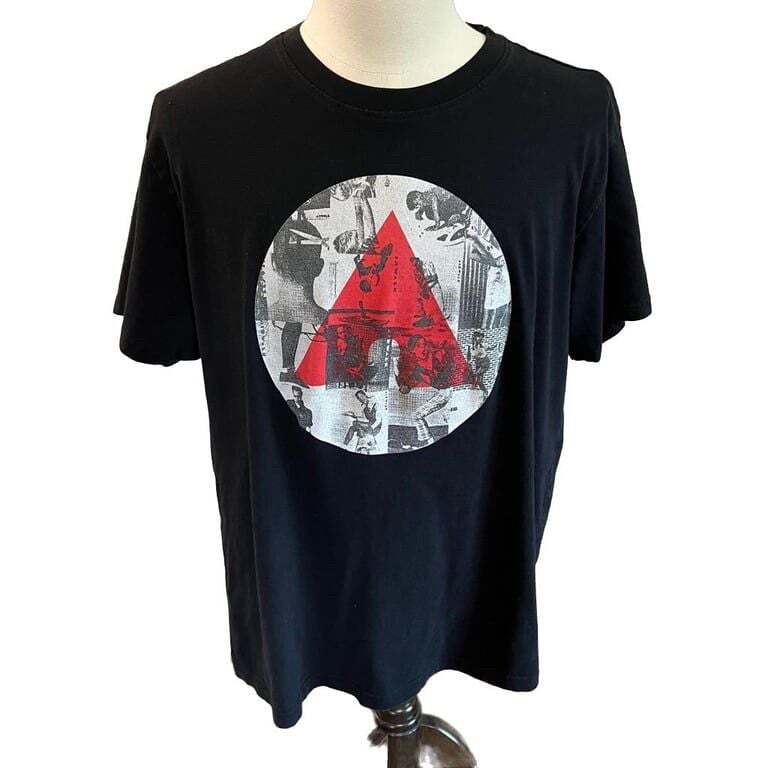 ALTRA Maglietta grafica Y2K Airwalk Stater con disegno triangolo rosso XL