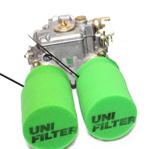 Green Velocity Stack Ram Tube Foam Filter Socks: 65mm ID : suits Weber / Dellort - Picture 2 of 2