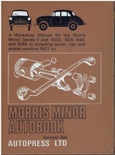 MORRIS MINOR SERIE 2 1000 SALOON TRAVELLER TOURER VAN '52-69 REPAIR MANUAL *VGC*