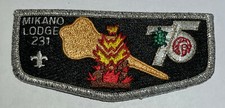 OA Lodge 231 Mikano 1990  Flap Mint Boy Scout CF7