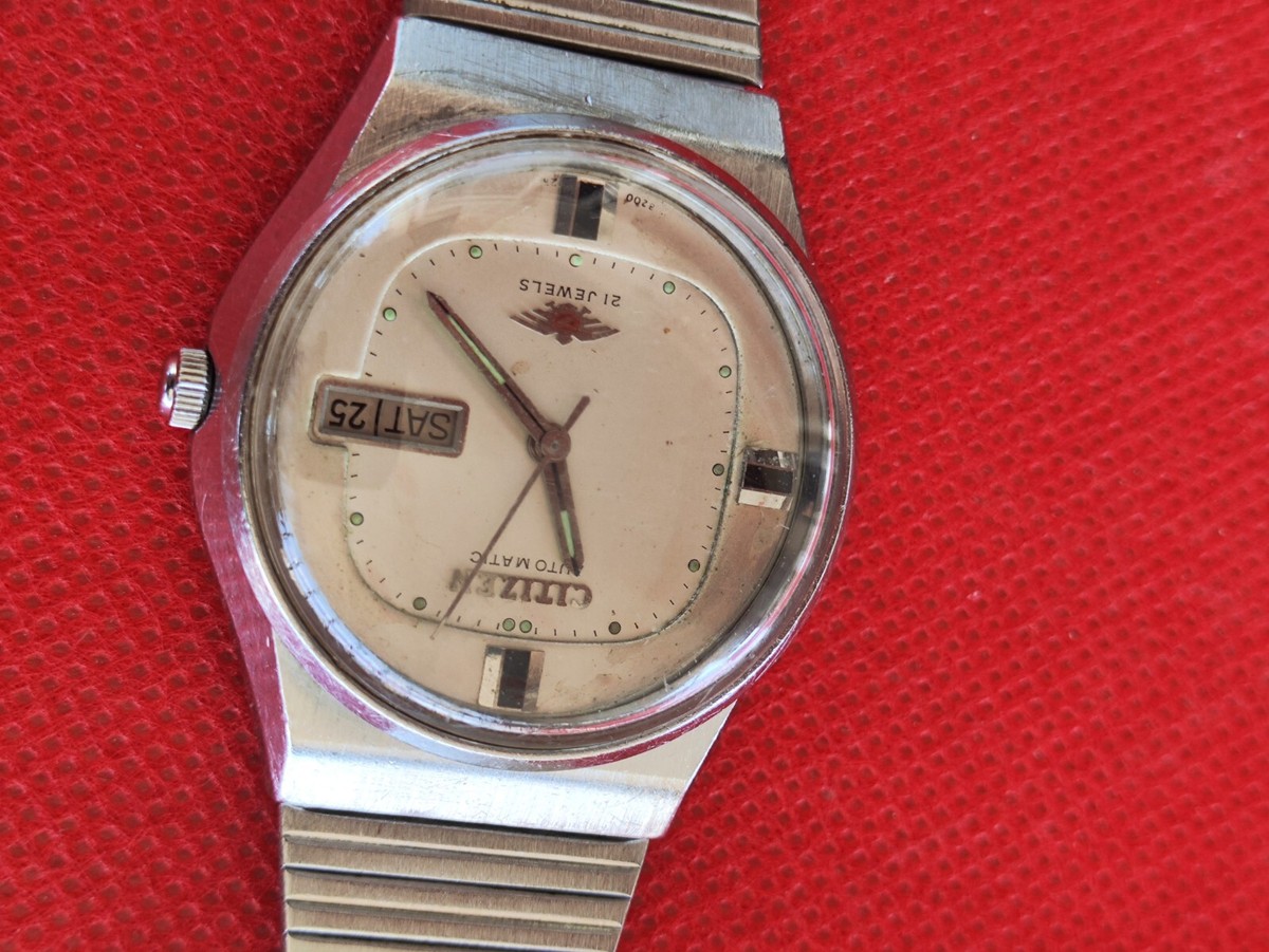 Vintage CITIZEN 4-281080 21 Jewels Mens Automatic Watch