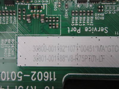 PIECES DETACHEES: Carte mère Tv Tcl 55C715 40-RT51G5-MAB2HG V8-R851T02
