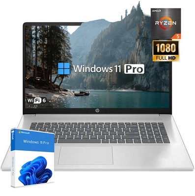 HP 17.3''FHD IPS Laptop Notebook R5-7430U Computer 16GB RAM 1TB SSD Win11Pro