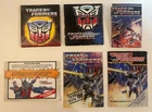 Transformers G1 Vintage Catalogs Inserts Brochures Lot of 6