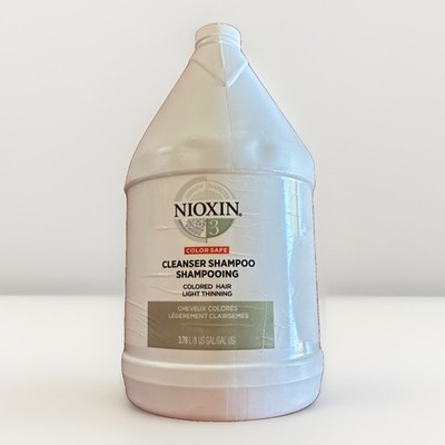 NIOXIN System 3 Cleanser Shampoo 1 gallon For Colored Hair 3.78 Liters