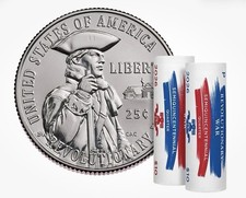 Lot de 2 rouleaux 2026 P&D Semiquincentennial Quarters guerre révolutionnaire dans boîte scellée