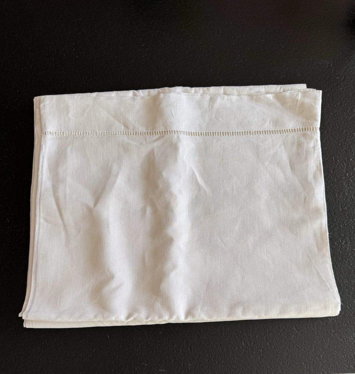 Drap plat en coton/lin lavé, rosemary vert imprimé fleurs La Redoute