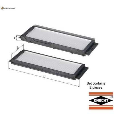 FILTER INNENRAUMLUFT LA 501/S FÜR MAZDA L3Y7 2.3L R2AA 2.2L Y642/Y655 1.6L 4cyl