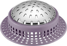 Aluvor Bathtub Drain Hair Catcher Shower Drain Cover Sink Drain Protector for Po