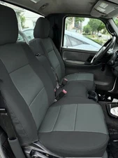 FORD RANGER 2010-2011 BLACK/CHARCOAL S.LEATHER CUSTOM FIT SEAT & CONSOLE COVERS