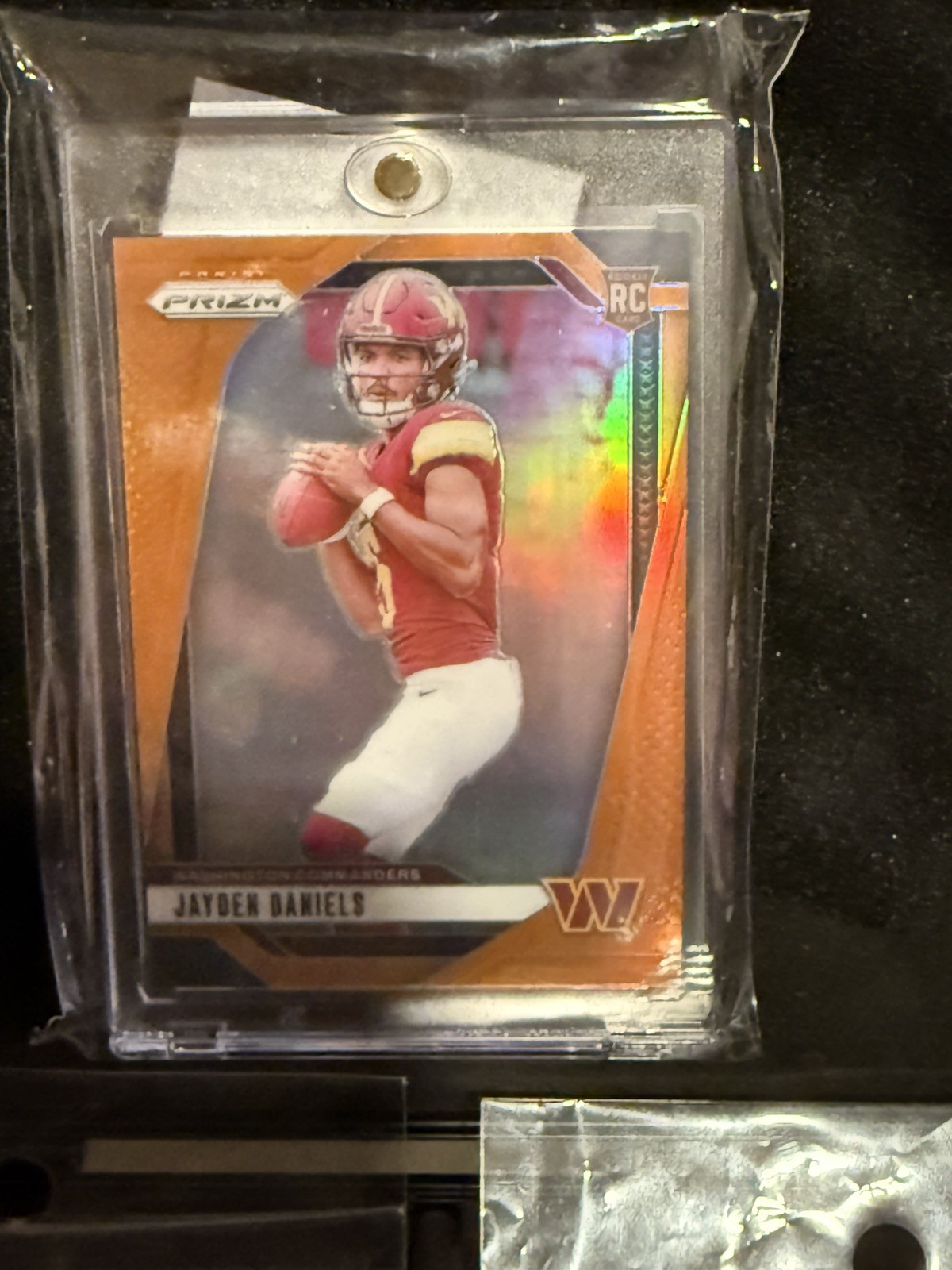 2024 Panini Prizm - Rookies Jayden Daniels #347 Orange Prizm /249