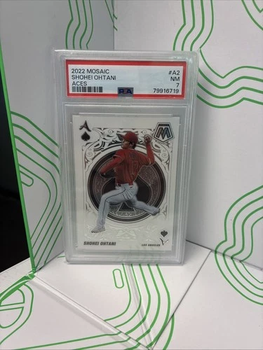 2022 Panini Mosaic Aces Shohei Ohtani #A-2 PSA 7 Angels
