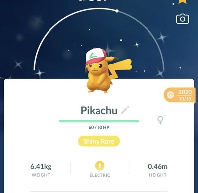 Pokemon Let's Go Pikachu Ash Outfit Pokemon Shiny Pikachu Ash