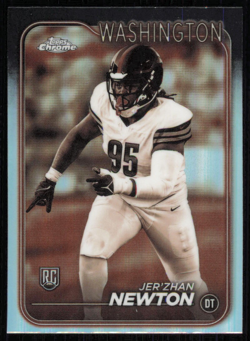 Jer'Zhan Newton Topps Chrome #233 Sepia Refractor