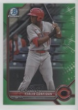 2022 Bowman Draft Chrome Green Refractor /99 Yerlin Confidan #BDC-199 0zu6