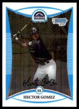 Hector Gomez 2008 Bowman Chrome #BCP229 Rockies MLB READ FREE SHIP AutographDen