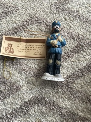 Emmett Kelley Policeman Clown Flambro 1984 Porcelain