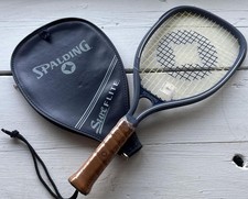 Vintage Spalding Sure Flite Racquetball Racquet with Cover - New Old Stock