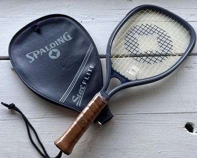 Vintage Spalding Sure Flite Racquetball Racquet with Cover -  New Old Stock