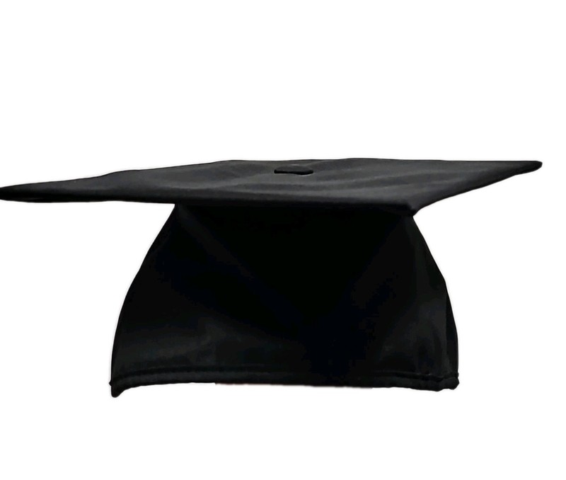 Herff Jones Graduation Ceremony Cap - Black - Unisex Sure Fit one size fits all