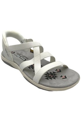 Skechers Women's Modern Comfort Season Reggae Slim Sandal White