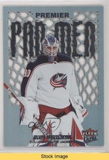 2021-22 Upper Deck Fleer Ultra Premier Pad Men Elvis Merzlikins #PM-11 READ 11od