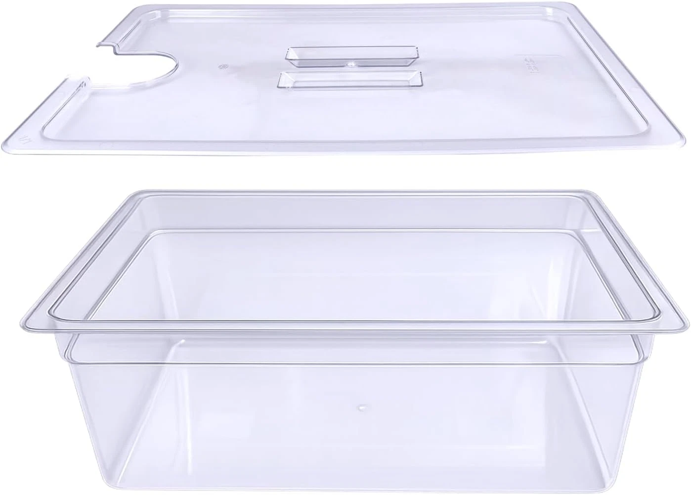 26 QT Sous Vide Container with Lid - Ideal for Perfectly Cooked Meats