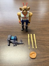 Vintage Biker Mice from Mars HOME RUN THROTTLE Baseball Figure - Near Complete